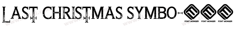 Last Christmas Symbo字体转换